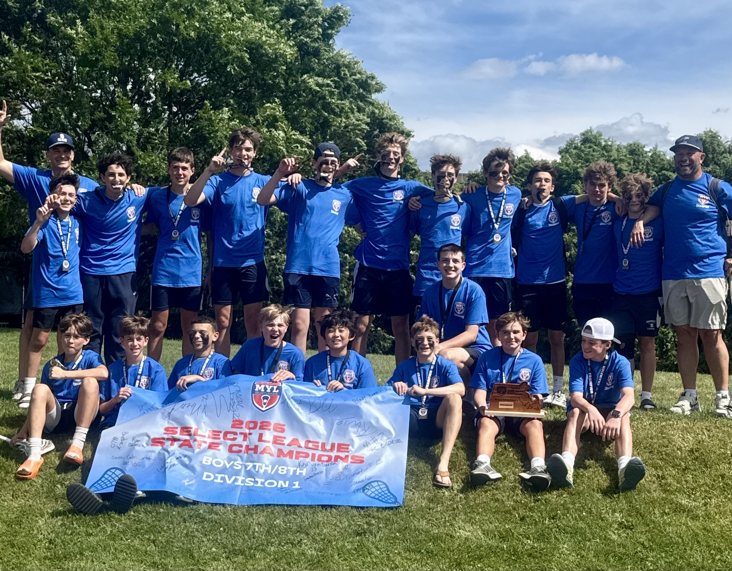 Boys 2026 Select 7/8 Champions
